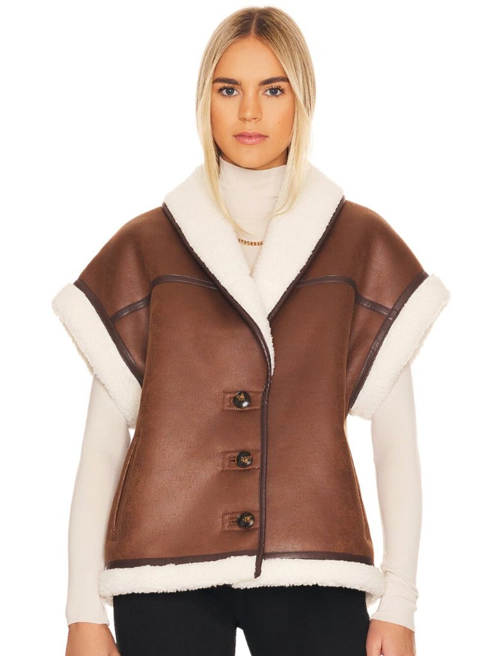 L'Academie | Miri Vest in Brown